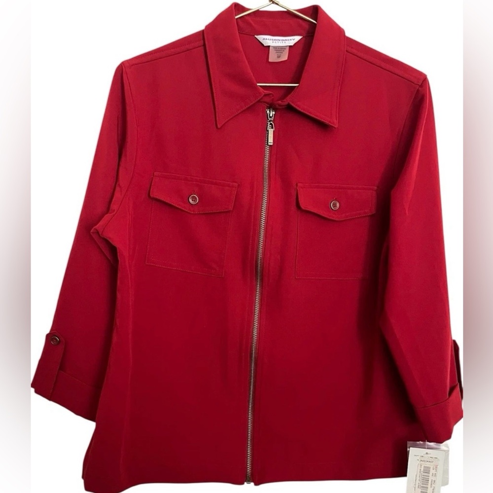 Allison Daley Red Utility Jacket 8P
